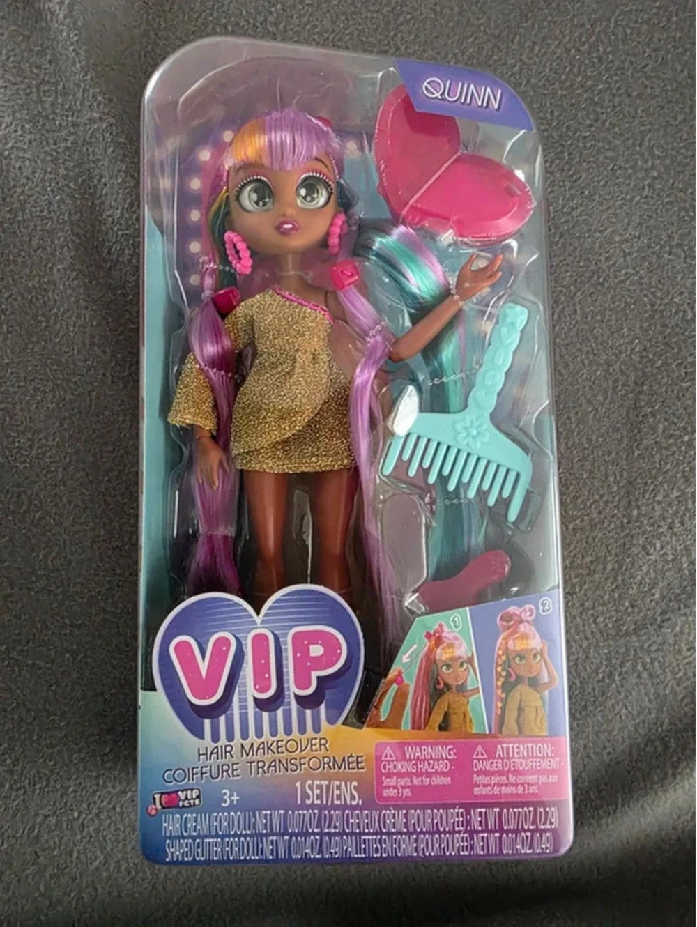 VIP Pets Hair Makeover Quinn Doll New